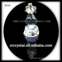 K9 Crystal Angel mit LED-Lichtbasis